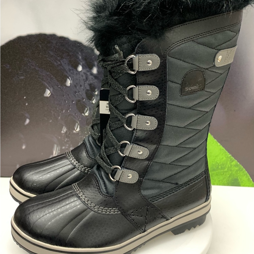 Brand New!! Sorel Tofino II Boot Size 7 YOUTH or 8.5 Womens /Black